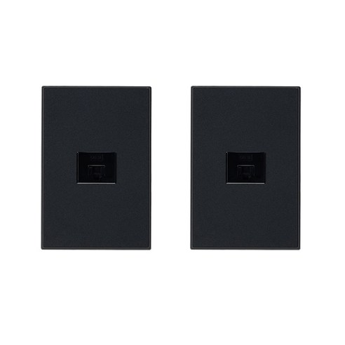 틸인스 인터넷 8p 스위치 다크블랙, 2개