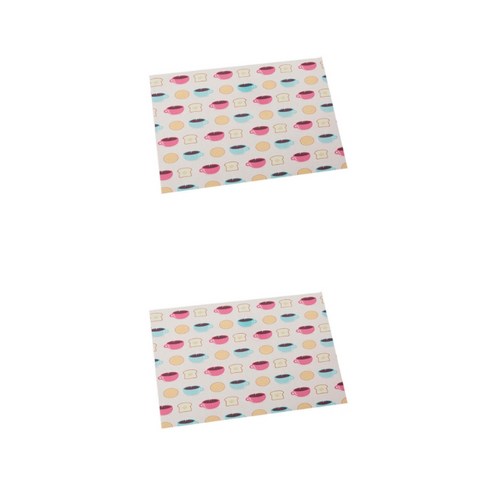 유럽스타일 디저트 식탁매트 2p, 타입5, 45 x 30 cm