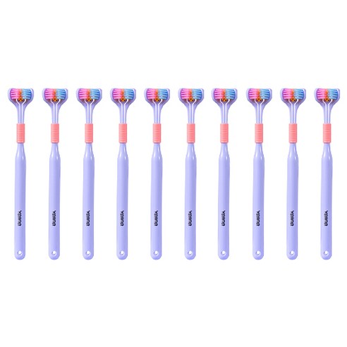 오픈스페이스 프리미엄 3면 칫솔 블루, 1개입, 10개