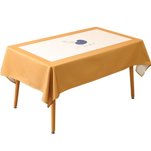 마켓A 미니멀라이트 방수 식탁보, TYPE1, 140 x 180 cm