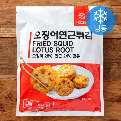 농우 오징어 연근 튀김 (냉동), 1kg, 1개