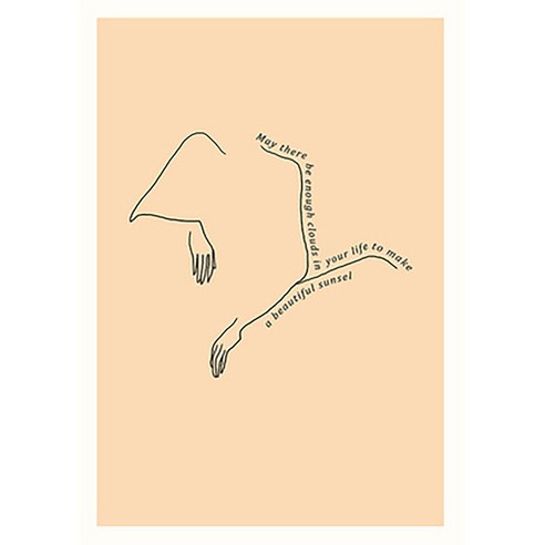 마켓에이 모던 드로잉 벨크로 커튼, TYPE 5