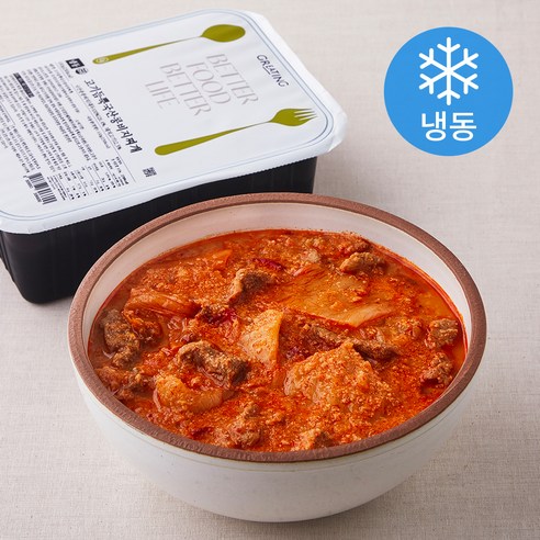 그리팅 고기듬뿍 국내산 콩비지찌개 (냉동), 650g, 1개