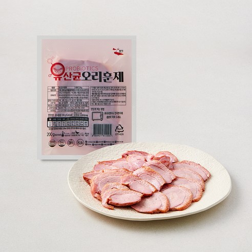 [로켓프레시] 퀸덕 유산균 프로바이오틱스 오리훈제, 1개, 200g