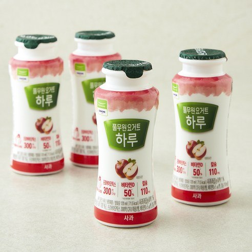 풀무원 다논 하루 요거트 사과, 120ml, 4개입, 1개