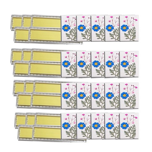마가렛 아크릴 꽃자 만들기 세트, 20세트, 블루