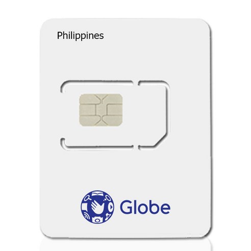 심통 Globe 필리핀 유심칩, 15일, 20GB 소진후 정지