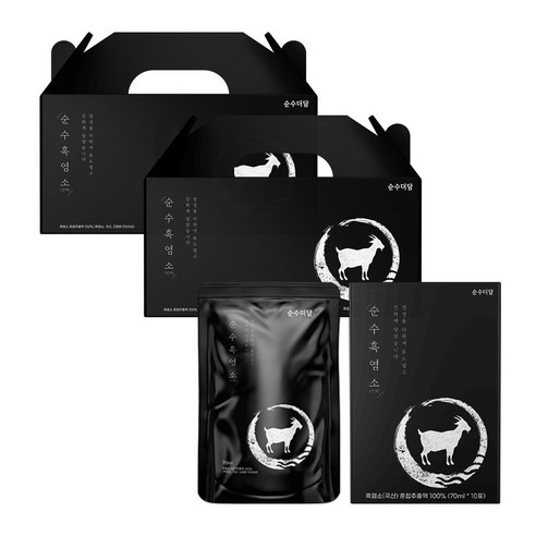 순수더담 흑염소 진액 30p, 2100ml, 2개