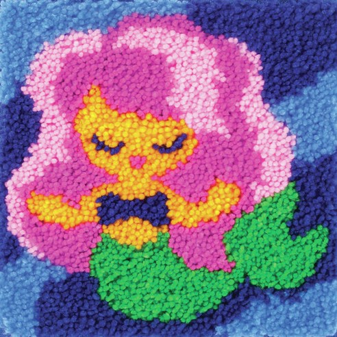유엘스타일 스킬자수 쪼꼬미 방석 DIY 패키지 30 x 30 cm, 1개, B6인어공주