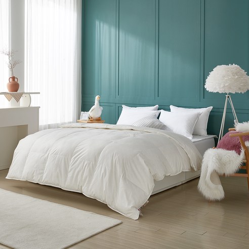 구스다운 이불로 매일 밤 꿀잠 자고 아침에 개운하게!