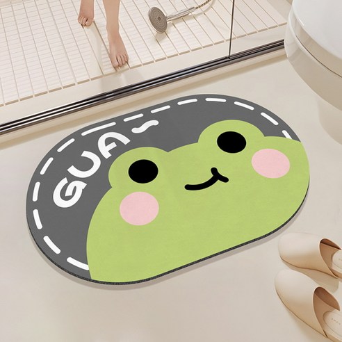 피어니스트 동물 포인트 인테리어 발매트, 개구리