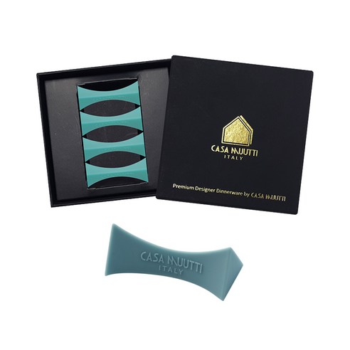 까사무띠 아모르 젓가락받침 4p Gift Box, 스카이블루, 1개