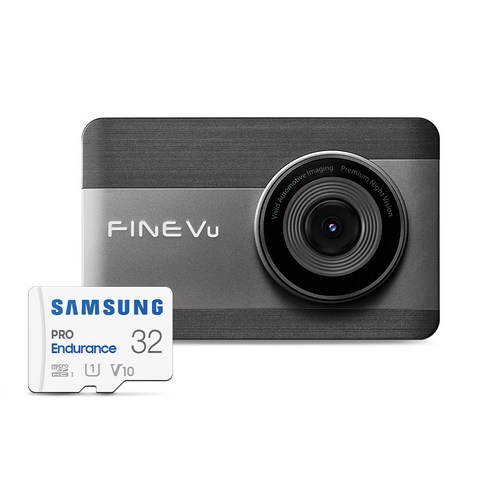 파인디지털 전후방 FHD 2채널 블랙박스 FineVu X900 POWER + 출장장착쿠폰 + GPS 세트, 32GB