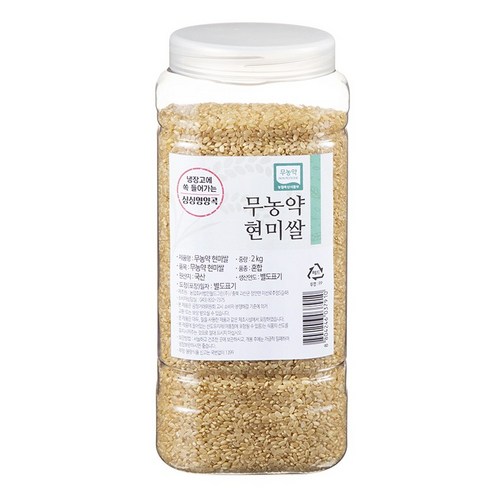 월드그린 싱싱영양통 무농약 현미, 1kg, 1개