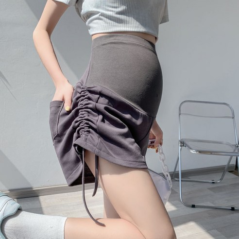 에이홉 스타일리쉬 주름 임산부 반바지