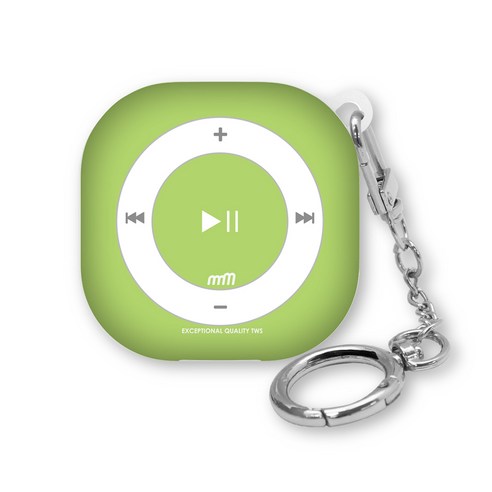 웨이브스튜디오 소울 디자인 갤럭시 버즈프로/버즈라이브 / 버즈2 케이스, 뉴레트로 MP3 D