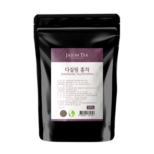 제이슨티 다질링 홍차, 100g, 1개