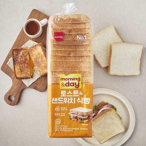 삼립 토스트 샌드위치 식빵, 768g, 1개