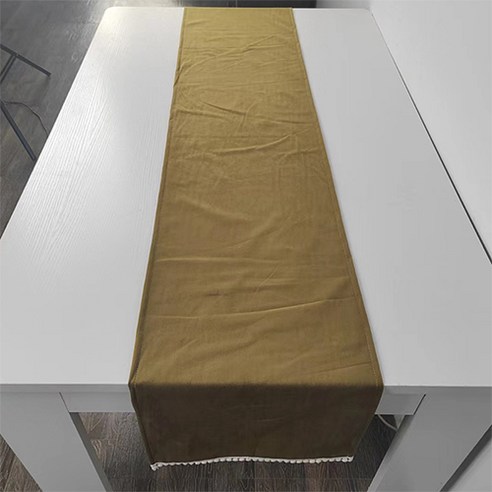 PDS 홈 깔끔하게 원하는 컬러픽 단색 테이블 러너, 01, 32 x 190 cm