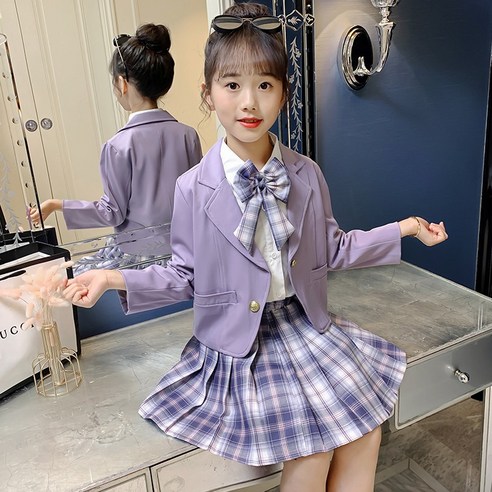 童裝 時尚 女孩 服裝 裙子 套裝 女孩 女孩 女孩衣服 四季