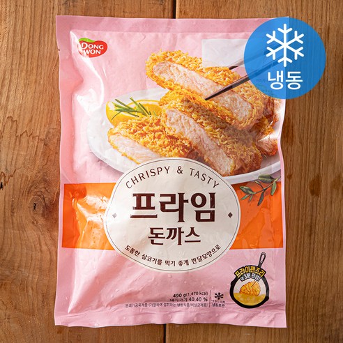 동원 프라임돈까스 (냉동), 490g, 3개