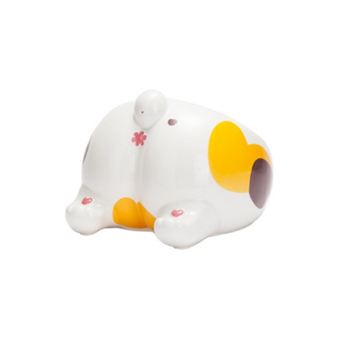 고양이 궁둥이 애니멀 식기, 삼색, 1개