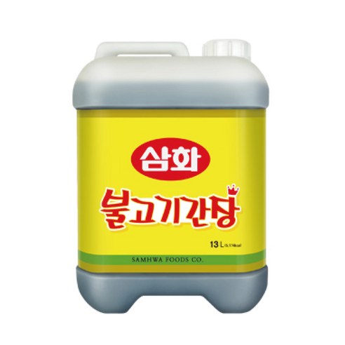 [무료배송]불고기간장(삼화 13L)/식당용/식당/물탱크/브리타/다이소계란트레이/자바라물통, 1개, 13L