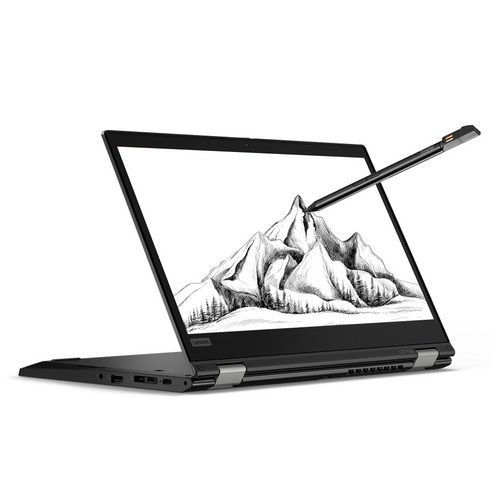 노트북  레노버 2021 ThinkPad L13 Yoga G2 노트북 13.3, Black, 코어i7, 256GB, 16GB, WIN11 Pro, ThinkPad L13 Yoga G2 - 20VK0050KR
