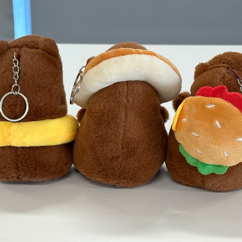 털뭉치 매력에 퐁당! 뚠빵 카피바라 키링으로 일상에 귀여움을 더하세요.
