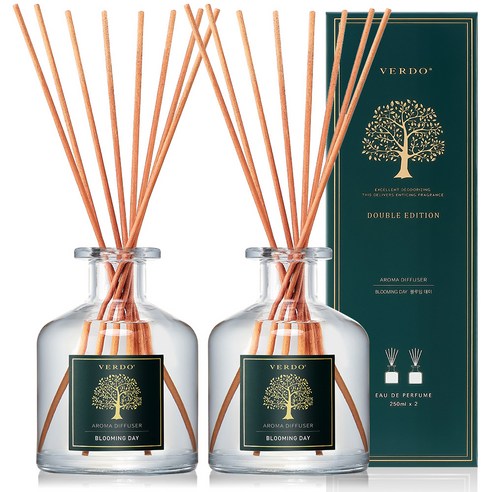 베르도 니치 디퓨저 실내 방향제 250ml 2p 세트, 블루밍데이, 1세트