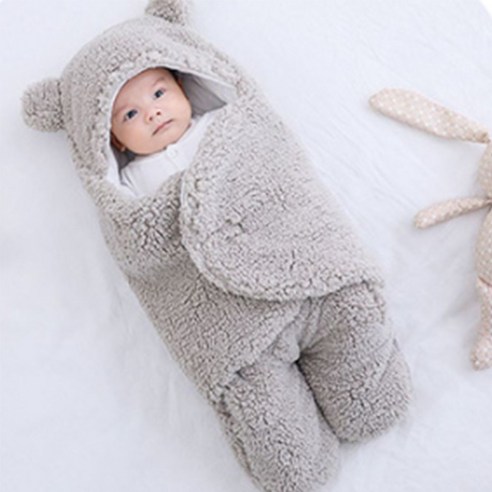 조이멀티 곰돌이 아기 보낭 겉싸개 6 사계절용 아동/유아용 동물 패턴 겉싸개