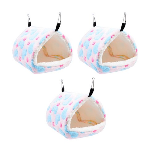 블럭마트 소동물 은신처 중형, 3개, TYPE2