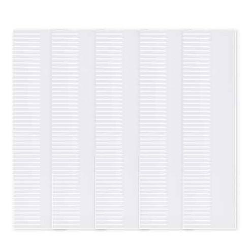 다윗트 DIY 만능 서랍 파티션 6번 38 x 11 cm 5p, 화이트, 1개