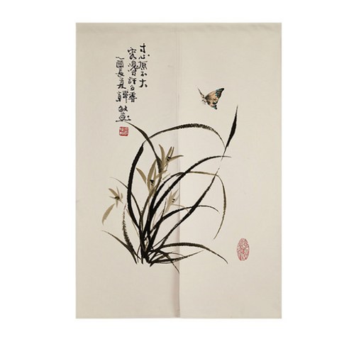 마켓에이 동양화그림 다용도 파티션커튼, TYPE 02