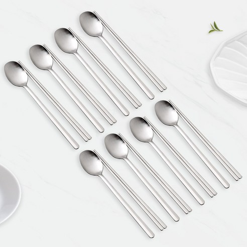라온누리 아베르 수저세트, 실버, 숟가락+ 젓가락, 8세트