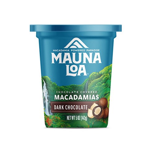 마우나로아 마카다미아 다크초코 컵, 1개, 142g
