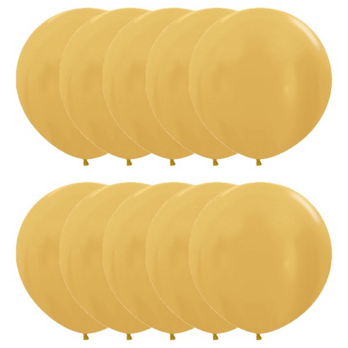 셈퍼텍스 60cm 대형풍선, 럴 골드, 10개