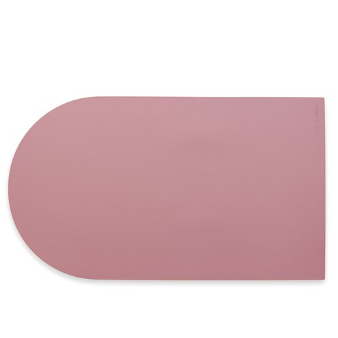 퍼니메이드 방수 실리콘 식탁매트 다이닝, 핑크, 450 x 260 mm