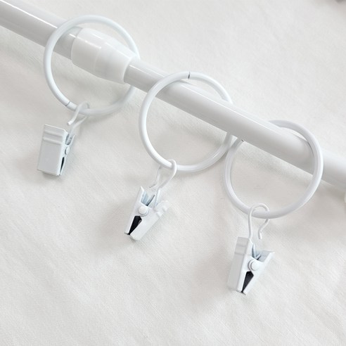 커튼 집게링으로 완성하는 공간의 아름다운 변신