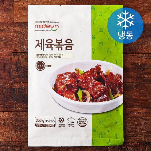 미드운 제육볶음 (냉동), 350g, 1개