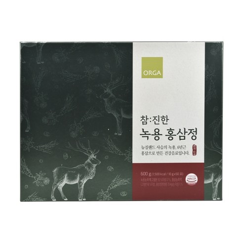 ORGA 참진한 녹용 홍삼정 60p, 600g, 1개