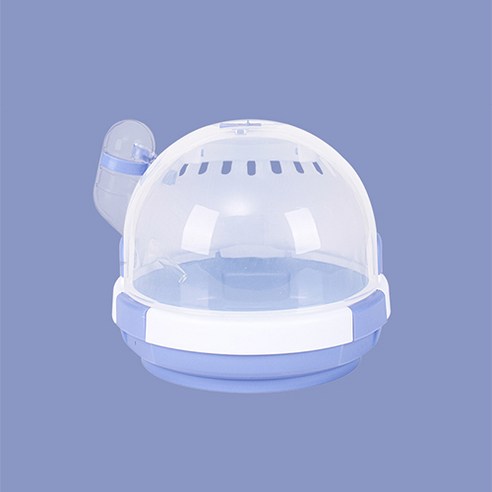 펫플로우 UFO 모양 햄스터 하우스 햄스터 집, 퍼플, 1개