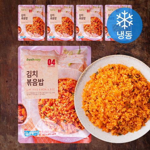 프레시지 김치볶음밥 (냉동), 220g, 5개