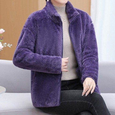 마켓에이 여성용 후리스 점퍼 플리스 집업 O24FW3-A1341