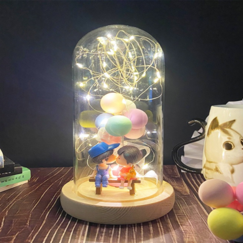 아르띠콜로 마이베이비 LED 무드등, 뽀뽀하는 커플