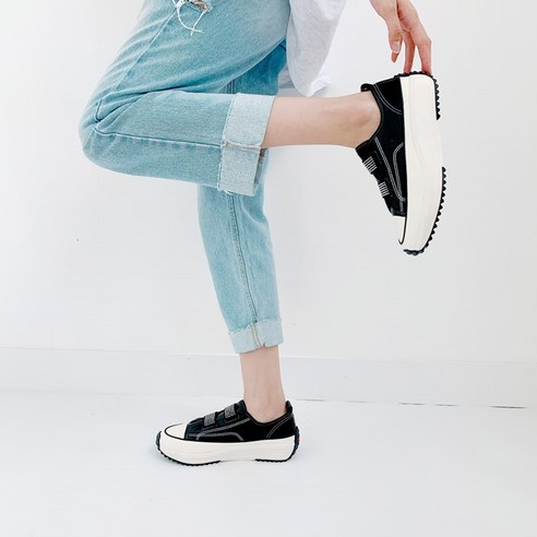 프리센스 여성용 큐빅 밴드 슬립온