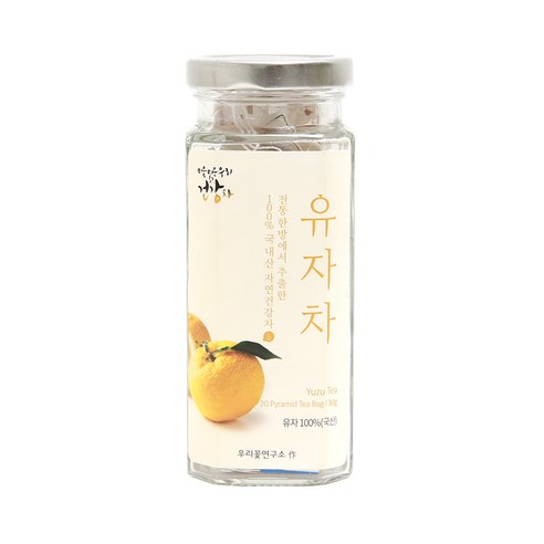 우리꽃연구소 유자차 삼각티백, 1.5g, 20개입, 1개