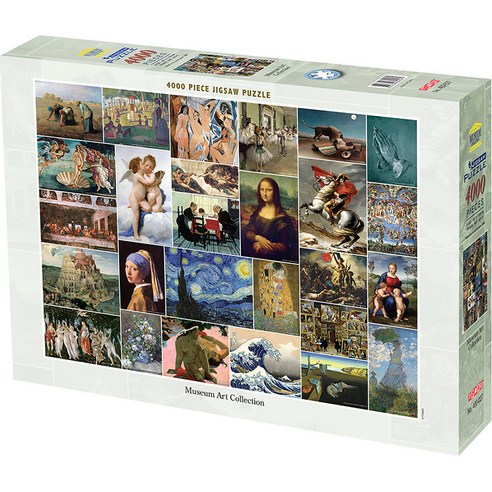 박물관 미술 컬렉션 직소퍼즐 TMX-400-027, 혼합색상, 4000피스