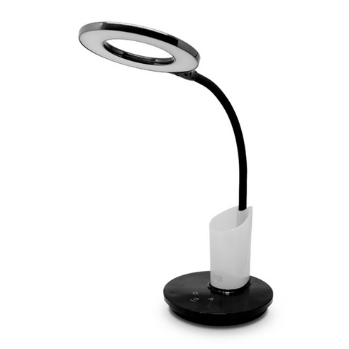 보노앤코 램프 펜컵 LED 스탠드 BNC-SL70RGB, 블랙