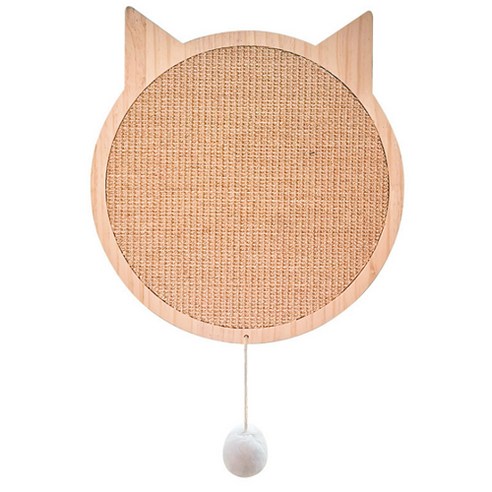 고양이 쉐입 스크래쳐 원형 39 x 41 cm, 혼합색상, 1개